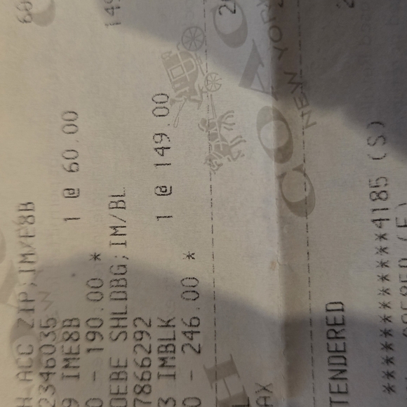 Coach Black Leather Hobo Bag - Picture 7 of 8